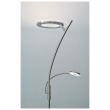 Lampadar ALBERO LED 30W 2400lm + 5W 400lm 3000K nichel satinat