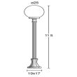 Baliza 115cm CAST IP43 75W E27 negru