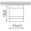 Plafoniera ANIBAL IP44 GU10 35W antracit