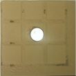 Magnet pestisor galben-albastru 4x4 cm