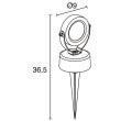 Proiector exterior CATANIA LED IP65 7W 519lm 3000K antracit