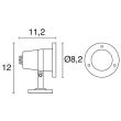 Proiector exterior SEDNA IP68 IK09 GU53 35W inox