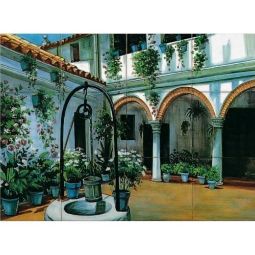 Gradina mediteraneana cu fantana