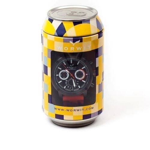 Ceas barbatesc Worwit Vitesse B Orange No Chrono