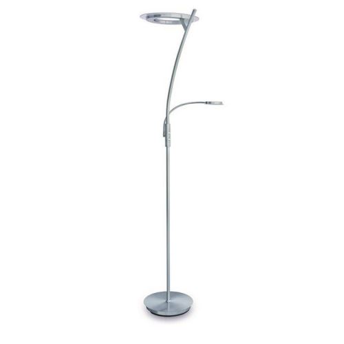 Lampadar ALBERO LED 30W 2400lm + 5W 400lm 3000K nichel satinat