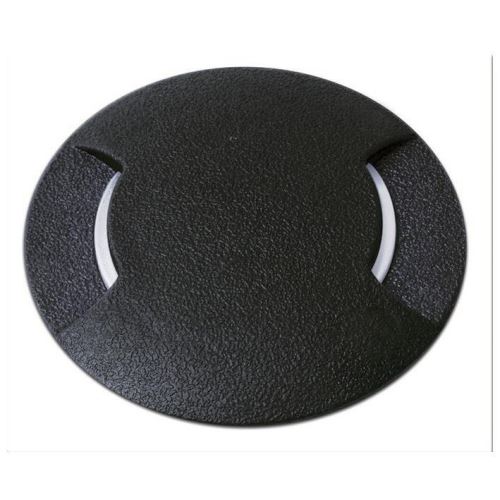 Corp incastrat exterior sol BELGRADO-12 diametru 12cm GX53 negru 2 fante