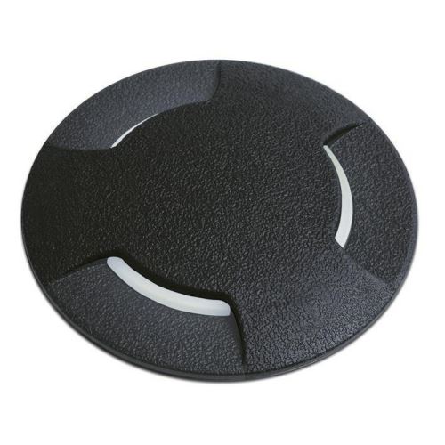 Corp incastrat exterior sol BELGRADO-12 diametru 12cm GX53 negru  3 fante