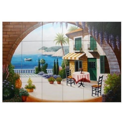 Terasa pe malul marii