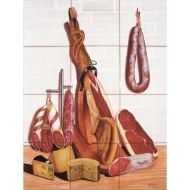Decor gourmet spaniol cu jamon si branzeturi