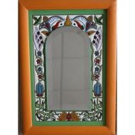 Oglinda de perete cu faianta pictata 2